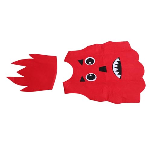 FELTECHELECTR 1 Set Children Rollenspiele Flame Monster Kostüme Jungen Kleidung Und Kappe Für Performance Cosplay Bühnenbühnen -outfit Halloween Cosplay Party Gunst FELTECHELECTR 1 Set Children Rollenspiele Flame Monster Kostüme Jungen Kleidung Und Kappe Für Performance Cosplay Bühnenbühnen -outfit Halloween Cosplay Party Gunst von FELTECHELECTR