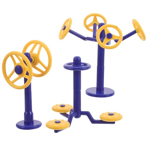 FELTECHELECTR 1 Set Fitnessstudio-zubehör Für Puppenhäuser: Mini-fitnessmodell – Kleine Trainingsgeräte Für Kinder, DIY-fitnessstudio- Für Rollenspiele Im Puppenhaus von FELTECHELECTR