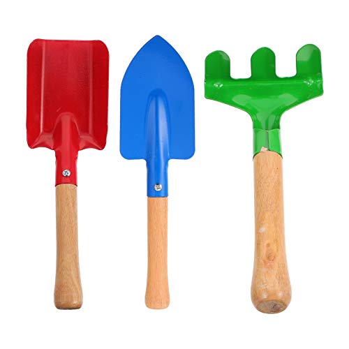 FELTECHELECTR Set mit 3 Gartengeräten für Jungen und Mädchen Schaufel Rechen Spielzeug sicher für Miniatur-Jungen FELTECHELECTR Set mit 3 Gartengeräten für Jungen und Mädchen Schaufel Rechen Spielzeug sicher für Miniatur-Jungen von FELTECHELECTR