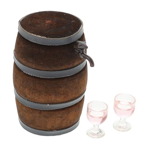 FELTECHELECTR 1 Set Miniatur - weinfass - Figur, Mini - bierfässer Aus Holz, Miniaturbecher Für Puppenhaus, Puppenhaus, Weinfass, Miniatur - weinfass Mit Zapfhahn Und Gläsern FELTECHELECTR 1 Set Miniatur - weinfass - Figur, Mini - bierfässer Aus Holz, Miniaturbecher Für Puppenhaus, Puppenhaus, Weinfass, Miniatur - weinfass Mit Zapfhahn Und Gläsern von FELTECHELECTR