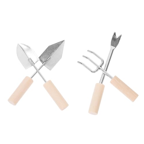 FELTECHELECTR Harke Klein Gartenzubehör 4 Teiliges Miniatur Gartenwerkzeug Set Realistische Garten Deko Für Puppenhaus Mini Rechen Und Schaufel Zubehör Für Gartenliebhaber Und Kreative Projekte FELTECHELECTR Harke Klein Gartenzubehör 4 Teiliges Miniatur Gartenwerkzeug Set Realistische Garten Deko Für Puppenhaus Mini Rechen Und Schaufel Zubehör Für Gartenliebhaber Und Kreative Projekte von FELTECHELECTR