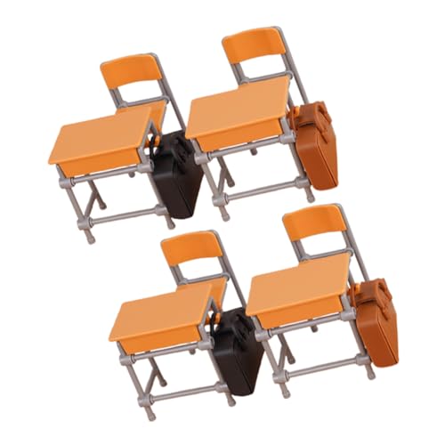 FELTECHELECTR 1 Set Puppenhaus-klassenzimmermöbel: Mini-schulschreibtisch Und -Stuhl, Modell, Miniatur-klassenzimmermöbel, Kinderspielspielzeug Für Foto-Requisiten FELTECHELECTR 1 Set Puppenhaus-klassenzimmermöbel: Mini-schulschreibtisch Und -Stuhl, Modell, Miniatur-klassenzimmermöbel, Kinderspielspielzeug Für Foto-Requisiten von FELTECHELECTR