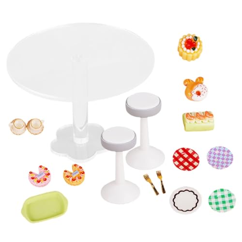 FELTECHELECTR 1 Set Puppenhaus-tortenständer Und Esstisch-zubehör, Miniatur-puppenhaus-Lebensmittel Und Künstliche Dessertmodelle Für Das Food-Styling Für Die Dekoration des Kinderspielzimmers FELTECHELECTR 1 Set Puppenhaus-tortenständer Und Esstisch-zubehör, Miniatur-puppenhaus-Lebensmittel Und Künstliche Dessertmodelle Für Das Food-Styling Für Die Dekoration des Kinderspielzimmers von FELTECHELECTR