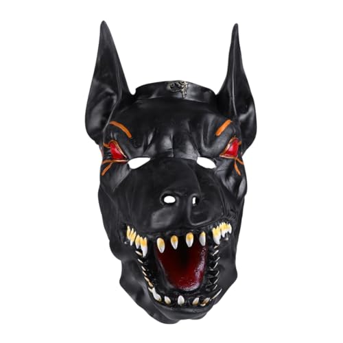 FELTECHELECTR 1Stk Halloween Ball verkleiden sich Scary Wolf Hood Maske Wolfsmaske Wolfskopfmaske Tiermasken Fragen Sie nach Halloween Halloween-Zubehör Abschlussball unheimlich weiches Gummi von FELTECHELECTR