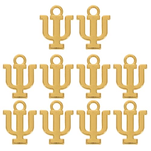 FELTECHELECTR 10stücke Goldene Buchstaben-anhänger Für Schmuckherstellung Alphabet Charms Aus Legierung Für Armbänder Und Vielseitige Buchstaben-ornamente Für Kreatives Design von FELTECHELECTR
