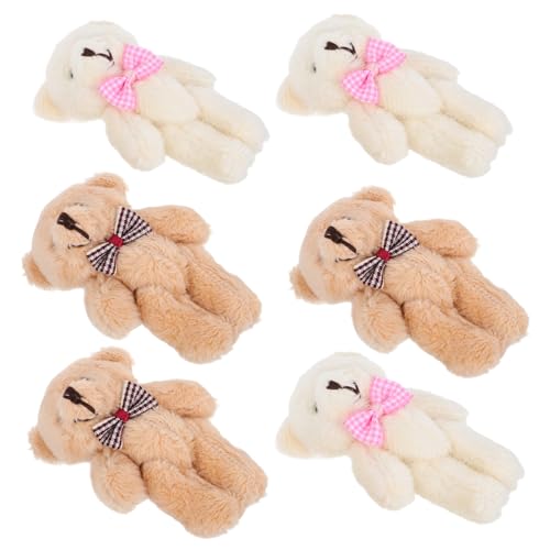 FELTECHELECTR 10 Stück Mini-Bärenpuppen Stofftierspielzeug 8 cm Plüschbär Schlüsselanhänger dekorativer Bärenanhänger für Jungen und Mädchen Erwachsene modisch und bequem FELTECHELECTR 10 Stück Mini-Bärenpuppen Stofftierspielzeug 8 cm Plüschbär Schlüsselanhänger dekorativer Bärenanhänger für Jungen und Mädchen Erwachsene modisch und bequem von FELTECHELECTR
