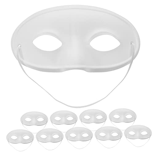 FELTECHELECTR 10 Stück Weiße Papiermasken zum Bemalen Umweltfreundlich DIY Handbemalte Masken für Karneval Halloween Fasching und Kreative Kostümfeste Sichere Pappmaché Masken für Erwachsene FELTECHELECTR 10 Stück Weiße Papiermasken zum Bemalen Umweltfreundlich DIY Handbemalte Masken für Karneval Halloween Fasching und Kreative Kostümfeste Sichere Pappmaché Masken für Erwachsene von FELTECHELECTR