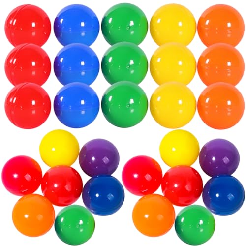 FELTECHELECTR 100 Stück Bunte Lotteriebälle für Tombola und Verlosungen Wiederverwendbare Kunststoffkugeln mit Öffnendem Design für Partyaktivitäten und Feierlichkeiten FELTECHELECTR 100 Stück Bunte Lotteriebälle für Tombola und Verlosungen Wiederverwendbare Kunststoffkugeln mit Öffnendem Design für Partyaktivitäten und Feierlichkeiten von FELTECHELECTR