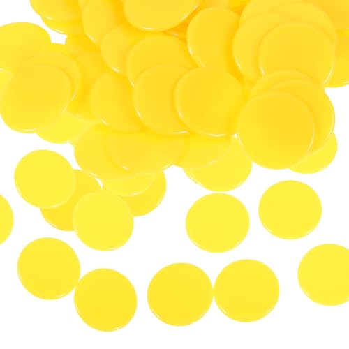 FELTECHELECTR 100Stücke Bingo Zählchips Spielmünzen Leuchtendem für Spiele Mathematik und Pokerabende für Bingo Partys und Lernspiele von FELTECHELECTR