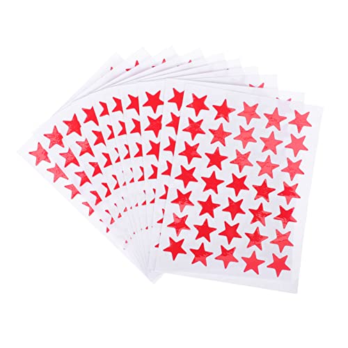 FELTECHELECTR 10Blätter Sternaufkleber Selbstklebende Belohnungssticker für Leuchtendem für Sicher und Leicht zu Handhaben für Kreative Projekte FELTECHELECTR 10Blätter Sternaufkleber Selbstklebende Belohnungssticker für Leuchtendem für Sicher und Leicht zu Handhaben für Kreative Projekte von FELTECHELECTR