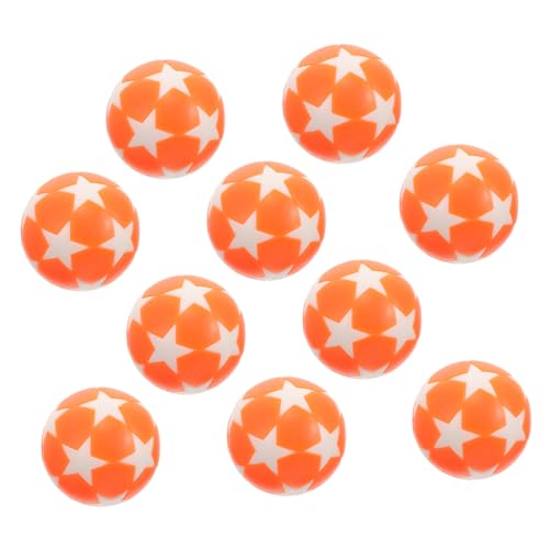 FELTECHELECTR 10St Tischfußball Desktop-Fußball Tischspielball plastiktisch Plastic caakg Kickerball für Erwachsene Tischspiel Fußbälle Erwachsener Zubehör mit dem Ball Ersatz Fußballmaschine von FELTECHELECTR