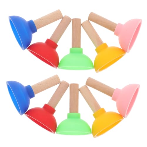 FELTECHELECTR 10Stücke Mini Bunte Tricks Teiliges für Puppenhaus Badezimmer Zubehör Kreative Requisiten für Unterhaltsame Streichspiele von FELTECHELECTR