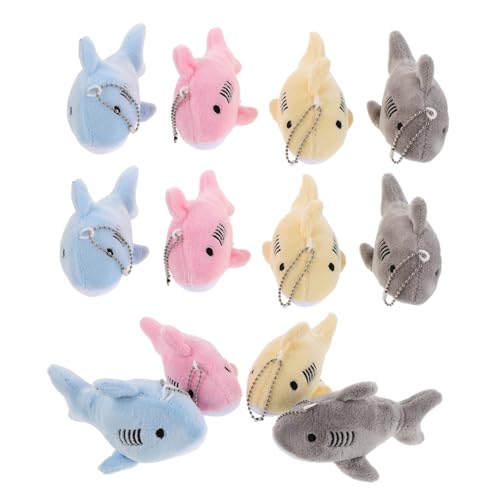 FELTECHELECTR 12 Stück Mehrteiliges Plüsch Mini Schlüsselanhänger Weiche Kuscheltiere mit Metallring Niedliche Anhänger für Rucksack Auto und Taschen Bunte Meerestier Charms als Partygeschenk FELTECHELECTR 12 Stück Mehrteiliges Plüsch Mini Schlüsselanhänger Weiche Kuscheltiere mit Metallring Niedliche Anhänger für Rucksack Auto und Taschen Bunte Meerestier Charms als Partygeschenk von FELTECHELECTR