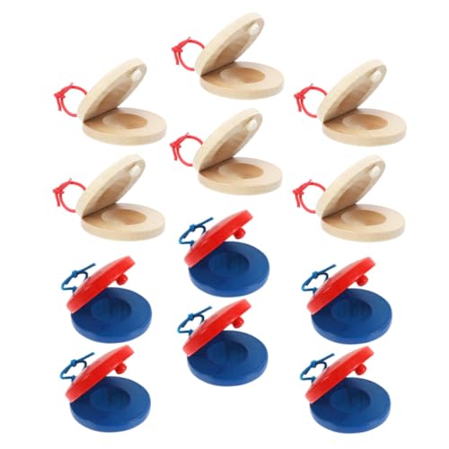 FELTECHELECTR 12 Stück Teiliges Holz rhythmusinstrument Percussion Bunte Kastagnetten für Frühe Bildung Musikalische Früherziehung Geschenk für Ab Jahren FELTECHELECTR 12 Stück Teiliges Holz rhythmusinstrument Percussion Bunte Kastagnetten für Frühe Bildung Musikalische Früherziehung Geschenk für Ab Jahren von FELTECHELECTR