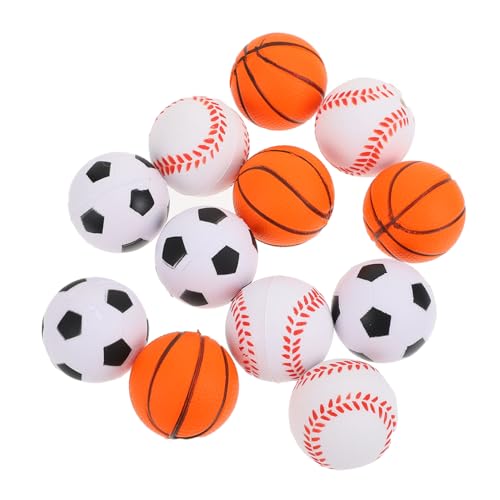 FELTECHELECTR 12Stücke Fußbälle Quetschspielzeug für Langlebige und Elastische Stressbälle aus Umweltfreundlichem Druckabbau und FELTECHELECTR 12Stücke Fußbälle Quetschspielzeug für Langlebige und Elastische Stressbälle aus Umweltfreundlichem Druckabbau und von FELTECHELECTR