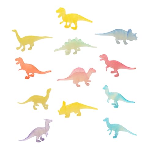FELTECHELECTR 12Stücke Nachtleuchtende Dinosaurier Spielzeuge Interessante Plastikdinosaurier Modelle für Fördert Vorstellungskraft und Kreativität als FELTECHELECTR 12Stücke Nachtleuchtende Dinosaurier Spielzeuge Interessante Plastikdinosaurier Modelle für Fördert Vorstellungskraft und Kreativität als von FELTECHELECTR