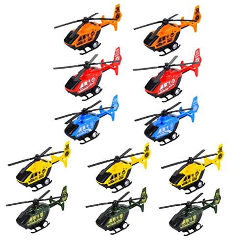 FELTECHELECTR 12Stücke Trägheits Hubschrauber für Farblich Zufällige Auswahl Fördert Kreativität und Eltern Junge Mädchen Interaktion ohne Batterien für Outdoor Spiele von FELTECHELECTR