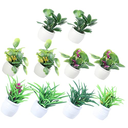 FELTECHELECTR 14 Stücke Miniatur Bonsai Modelle für Puppenhaus 3-5cm Mini Pflanze Keramik Realistische Mini Garten Landschaft FELTECHELECTR 14 Stücke Miniatur Bonsai Modelle für Puppenhaus 3-5cm Mini Pflanze Keramik Realistische Mini Garten Landschaft von FELTECHELECTR