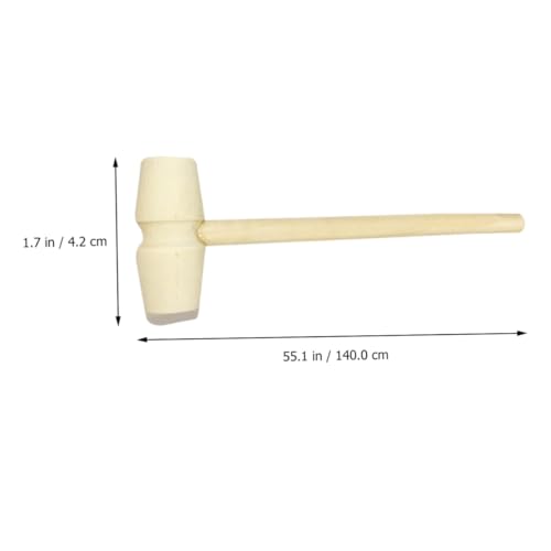 FELTECHELECTR 15 Stück Teiliges Holzhammer Mini Mallets Leicht und Sicher Poliert aus Natürlichem Holz für Vielseitiges und Backen für Jungen und Mädchen Ab Jahren von FELTECHELECTR