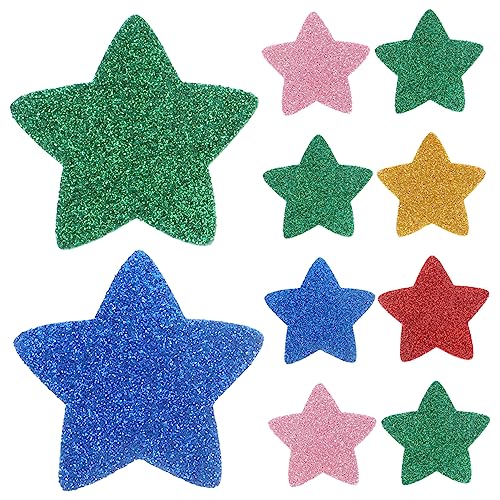 FELTECHELECTR Selbstklebende Sternaufkleber-Set 15 Große Glänzende Stern-klebeflicken Für Die Heimdekoration FELTECHELECTR Selbstklebende Sternaufkleber-Set 15 Große Glänzende Stern-klebeflicken Für Die Heimdekoration von FELTECHELECTR