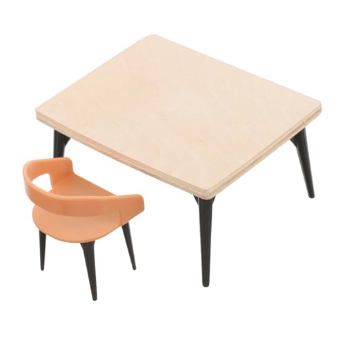 FELTECHELECTR 1Satz Esszimmertisch und Stühle Realistisches Design aus Hochwertigen Materialien für DIY Puppenhaus Dekoration Kompakte und Platzsparende Lösung FELTECHELECTR 1Satz Esszimmertisch und Stühle Realistisches Design aus Hochwertigen Materialien für DIY Puppenhaus Dekoration Kompakte und Platzsparende Lösung von FELTECHELECTR
