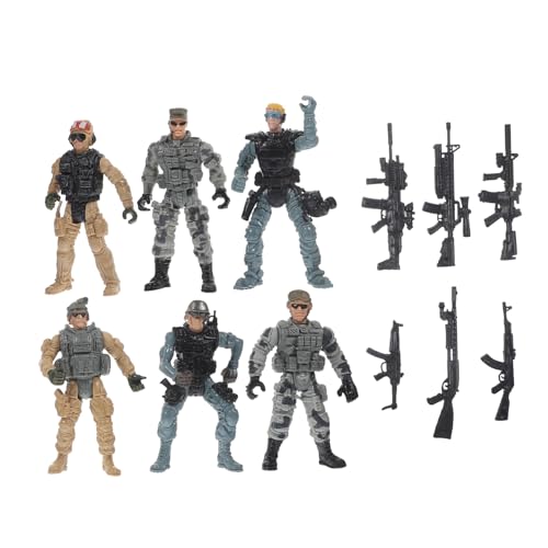 FELTECHELECTR 1Satz Kleines Soldatenmodell Menschenfiguren für Realistische Militärszenen für Sammler und Kompaktes Design für Einfache Lagerung und Kreative Dekoration FELTECHELECTR 1Satz Kleines Soldatenmodell Menschenfiguren für Realistische Militärszenen für Sammler und Kompaktes Design für Einfache Lagerung und Kreative Dekoration von FELTECHELECTR