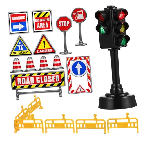 FELTECHELECTR 1Satz Mini Verkehrszeichen für Mini Straßenkegel und Verkehrsampel Sticker Lernspielzeug zur Verkehrserziehung und Entwicklung von Lebenskompetenzen Robuste FELTECHELECTR 1Satz Mini Verkehrszeichen für Mini Straßenkegel und Verkehrsampel Sticker Lernspielzeug zur Verkehrserziehung und Entwicklung von Lebenskompetenzen Robuste von FELTECHELECTR