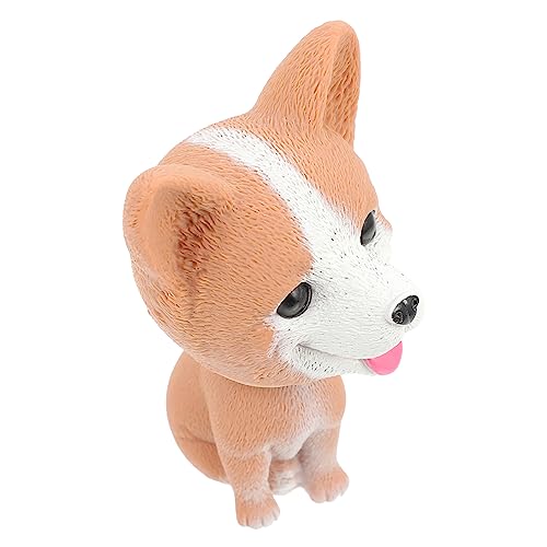 FELTECHELECTR 1Stück Corgi Hund Modell Niedliches Wackelkopf Hundemodell für Fahrzeugarmaturenbrett Dekoratives Auto Hund Figur für Hundeliebhaber und Freunde FELTECHELECTR 1Stück Corgi Hund Modell Niedliches Wackelkopf Hundemodell für Fahrzeugarmaturenbrett Dekoratives Auto Hund Figur für Hundeliebhaber und Freunde von FELTECHELECTR