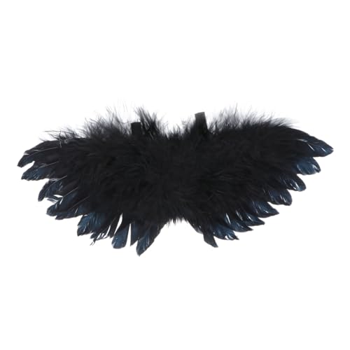 FELTECHELECTR 1Stück DIY Engel Flügel Ornament Schwarz für Party Deko Cosplay Langlebiges Unvergessliche und Festliche FELTECHELECTR 1Stück DIY Engel Flügel Ornament Schwarz für Party Deko Cosplay Langlebiges Unvergessliche und Festliche von FELTECHELECTR