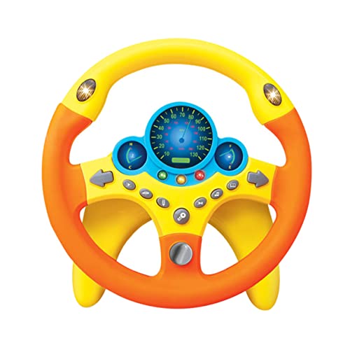 FELTECHELECTR 1Stück Einstellbares Kinderlenkradspielzeug Gelb Kreatives Musikspielzeug Verkehrserziehung und Vorstellungskraft für Jungen für Hause FELTECHELECTR 1Stück Einstellbares Kinderlenkradspielzeug Gelb Kreatives Musikspielzeug Verkehrserziehung und Vorstellungskraft für Jungen für Hause von FELTECHELECTR