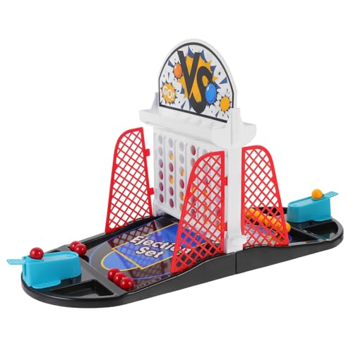 FELTECHELECTR 1Stück Mini Basketball Desktop Flipper für Spaß mit Freunden Vier in Reihe Zufälliger Stil Fördert Geschicklichkeit und Fingeragilität Hochwertiges Sicheres Material von FELTECHELECTR
