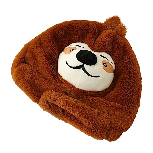 FELTECHELECTR 1Stück Sloth Kopfbedeckung Plüsch Hut für Kostümpartys Warm und Gemütlich Realistische Tiermütze für Fotos und Alltagsgebrauch Unisex für Karneval und Mottopartys FELTECHELECTR 1Stück Sloth Kopfbedeckung Plüsch Hut für Kostümpartys Warm und Gemütlich Realistische Tiermütze für Fotos und Alltagsgebrauch Unisex für Karneval und Mottopartys von FELTECHELECTR