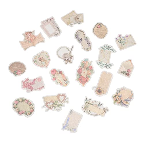 FELTECHELECTR Basteln Sie Dekorative Aufkleber 2 Schachteln mit Handgefertigten Aufklebern für Scrapbooking Fotoalbum- von FELTECHELECTR