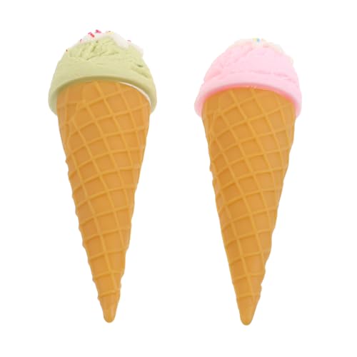 FELTECHELECTR 2 Realistische Eistüte-Requisiten: Lebensechtes Künstliches Dessert – Simulationseis Für Schaufenster, Fotoshootings, Partydekorationen FELTECHELECTR 2 Realistische Eistüte-Requisiten: Lebensechtes Künstliches Dessert – Simulationseis Für Schaufenster, Fotoshootings, Partydekorationen von FELTECHELECTR