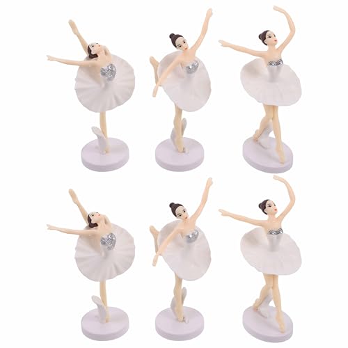 FELTECHELECTR Elegantes Ballettmädchen-Figuren-Set Tanzstudio- Ballerina-Kuchenaufsatz Dekorationen für Mädchenzimmer FELTECHELECTR Elegantes Ballettmädchen-Figuren-Set Tanzstudio- Ballerina-Kuchenaufsatz Dekorationen für Mädchenzimmer von FELTECHELECTR