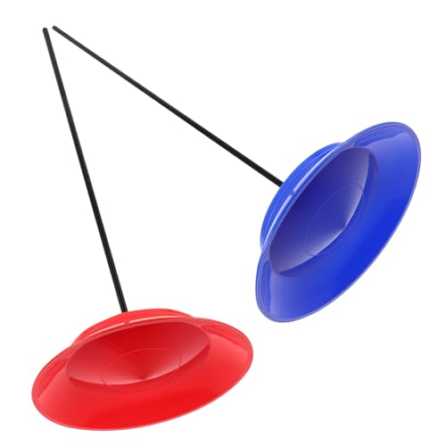 FELTECHELECTR 2 Sätze Jonglierplatten mit Stäben Teiliges für Gruppenaufführungen Top Stäben für und Geschicklichkeitsspiele Geeignet für Erwachsene Langlebig und Unterhaltsam von FELTECHELECTR