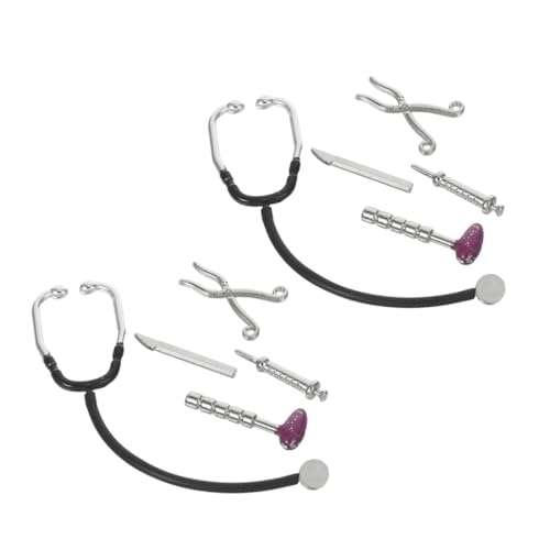 FELTECHELECTR 2 Sätze Maßstab Detailgetreue Arzt und Pflegewerkzeuge Pädagogisches Mini Doktor Set für Kreatives Rollenspiel und Kognitive FELTECHELECTR 2 Sätze Maßstab Detailgetreue Arzt und Pflegewerkzeuge Pädagogisches Mini Doktor Set für Kreatives Rollenspiel und Kognitive von FELTECHELECTR