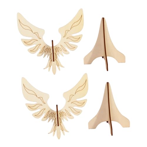 FELTECHELECTR 2 Sets Balance Bird Puzzles Puzzles Mechanik Experiment Supplies Mechanik Experiment Physikalische Wissenschaft Requisiten Schwerkraft Vögel Adler Balance Holz von FELTECHELECTR