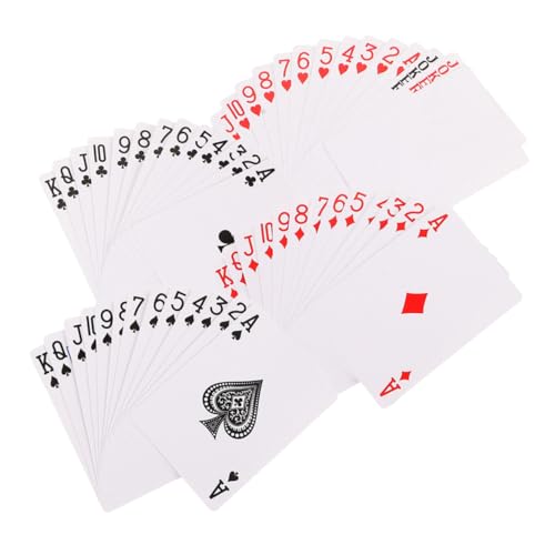 FELTECHELECTR Basteln Sie Ihre eigenen Spielkarten aus Papier blanko Pokerhand-Poster Wärmeübertragungskarten Pokerwandkunst für die Freizeitunterhaltung von FELTECHELECTR