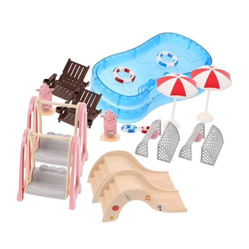 FELTECHELECTR 2 Sets Puppenhaus Mini-zubehör Miniatur-möbel Und Schwimmset Komplettes Spielset Für Kinder Puppenhaus-möbel Puppenhaus-spielset FELTECHELECTR 2 Sets Puppenhaus Mini-zubehör Miniatur-möbel Und Schwimmset Komplettes Spielset Für Kinder Puppenhaus-möbel Puppenhaus-spielset von FELTECHELECTR