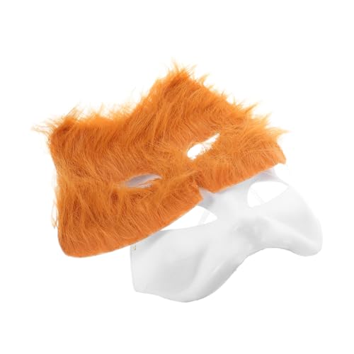 FELTECHELECTR 2 Stück Pelzige Katzenmaske Unbemalte Halbmaske Für Jungen Und Mädchen Tierkatzen-design Sicheres Papiermaterial Für Halloween-partys FELTECHELECTR 2 Stück Pelzige Katzenmaske Unbemalte Halbmaske Für Jungen Und Mädchen Tierkatzen-design Sicheres Papiermaterial Für Halloween-partys von FELTECHELECTR