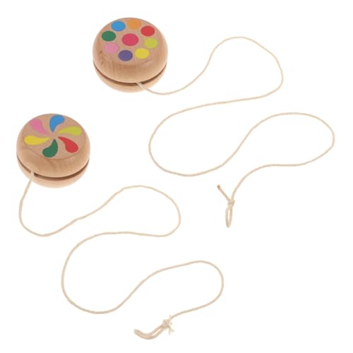FELTECHELECTR 2 Stück Holz Yoyo Basteln Mini Runde Yoyo Kleine Holzspielzeuge Für Kinder Anfänger Spaß Und Bildung Für Geburtstags - Und Weihnachtsfeiergeschenke FELTECHELECTR 2 Stück Holz Yoyo Basteln Mini Runde Yoyo Kleine Holzspielzeuge Für Kinder Anfänger Spaß Und Bildung Für Geburtstags - Und Weihnachtsfeiergeschenke von FELTECHELECTR
