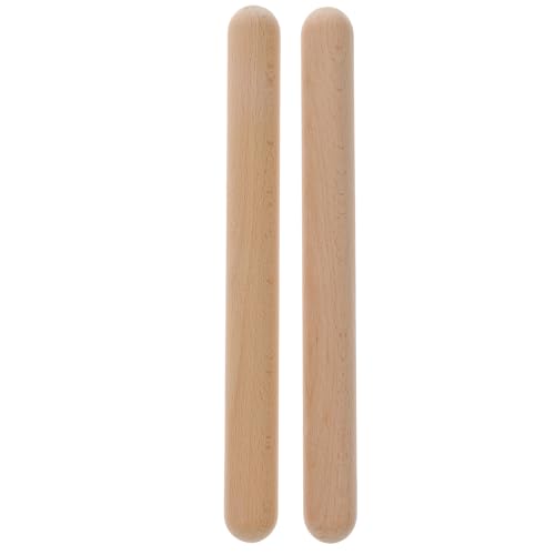 FELTECHELECTR 2 Stück Musiksticks Set für Teiliges Set aus Kreative Percussion Instrumente für Rhythmisches im Kindergarten für Musikalische Früherziehung FELTECHELECTR 2 Stück Musiksticks Set für Teiliges Set aus Kreative Percussion Instrumente für Rhythmisches im Kindergarten für Musikalische Früherziehung von FELTECHELECTR