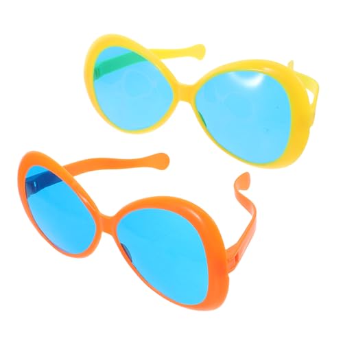 FELTECHELECTR 2 Stück Teiliges Hawaii Sonnenbrillen Große Lustige Plastik Brillen für Strandparty Pool Event Foto Requisiten Leichte Auffällige Neuheitsbrillen FELTECHELECTR 2 Stück Teiliges Hawaii Sonnenbrillen Große Lustige Plastik Brillen für Strandparty Pool Event Foto Requisiten Leichte Auffällige Neuheitsbrillen von FELTECHELECTR