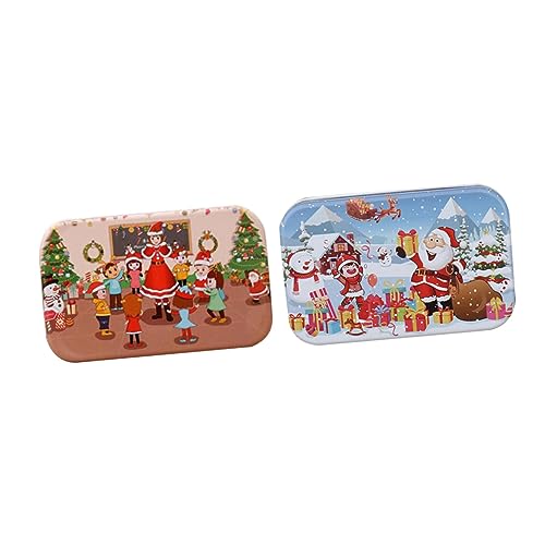 FELTECHELECTR 2 Stück Teiliges Weihnachts Holzpuzzle für DIY Lernspielzeug aus Robustem Holz Fördert Kognitive Fähigkeiten und Feinmotorik Pädagogisches für Frühe Entwicklung FELTECHELECTR 2 Stück Teiliges Weihnachts Holzpuzzle für DIY Lernspielzeug aus Robustem Holz Fördert Kognitive Fähigkeiten und Feinmotorik Pädagogisches für Frühe Entwicklung von FELTECHELECTR