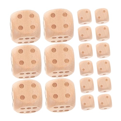 FELTECHELECTR 20 Stück Teiliges Holzwürfel Set mit Abgerundeten Kanten Stabile Kleine Zahlenwürfel für Gesellschaftsspiele und Partyzubehör Langlebige Vielseitige Spielwürfel für Brettspiele von FELTECHELECTR
