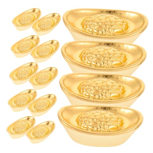 FELTECHELECTR 20 Stücke Puppenhaus Mini Gold Ornament Puppenhaus Rollenspiel Ornament FELTECHELECTR 20 Stücke Puppenhaus Mini Gold Ornament Puppenhaus Rollenspiel Ornament von FELTECHELECTR