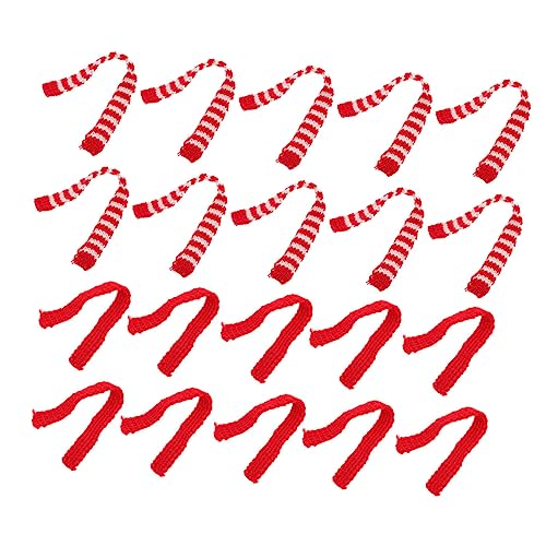 FELTECHELECTR 20Stücke Mini Wollschals für Puppen Dekorative Partyaccessoires für Bastelprojekte und Puppenmode Langlebig FELTECHELECTR 20Stücke Mini Wollschals für Puppen Dekorative Partyaccessoires für Bastelprojekte und Puppenmode Langlebig von FELTECHELECTR