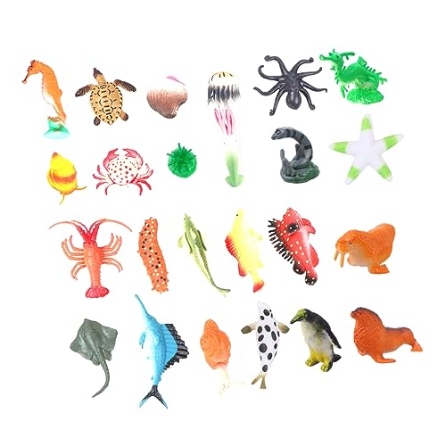 FELTECHELECTR 24-teiliges Set Mit Meerestier-Spielzeug PVC-skulptur Für Die Heimdekoration Auf Dem Schreibtisch FELTECHELECTR 24-teiliges Set Mit Meerestier-Spielzeug PVC-skulptur Für Die Heimdekoration Auf Dem Schreibtisch von FELTECHELECTR