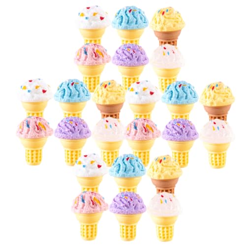 FELTECHELECTR 24Stücke Eiscreme Dekorationen Handgefertigte Mini Eiszapfen Accessoires aus Harz Realistische Miniaturdessertmodelle für Kreative DIY Projekte FELTECHELECTR 24Stücke Eiscreme Dekorationen Handgefertigte Mini Eiszapfen Accessoires aus Harz Realistische Miniaturdessertmodelle für Kreative DIY Projekte von FELTECHELECTR